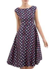 HOBBS LONDON April Dot Print Dress   Bloomingdale  39 s at Bloomingdales